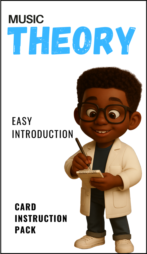 Homeschool Guitar Lessons Example Card #1 Learn Music Theory
